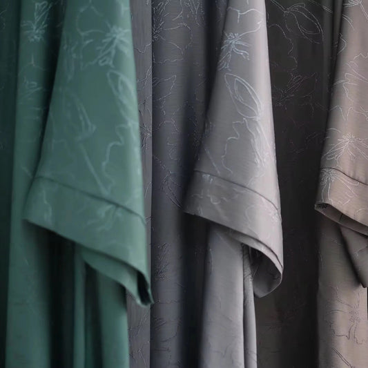 Amira Satin Abaya in 4 Colours