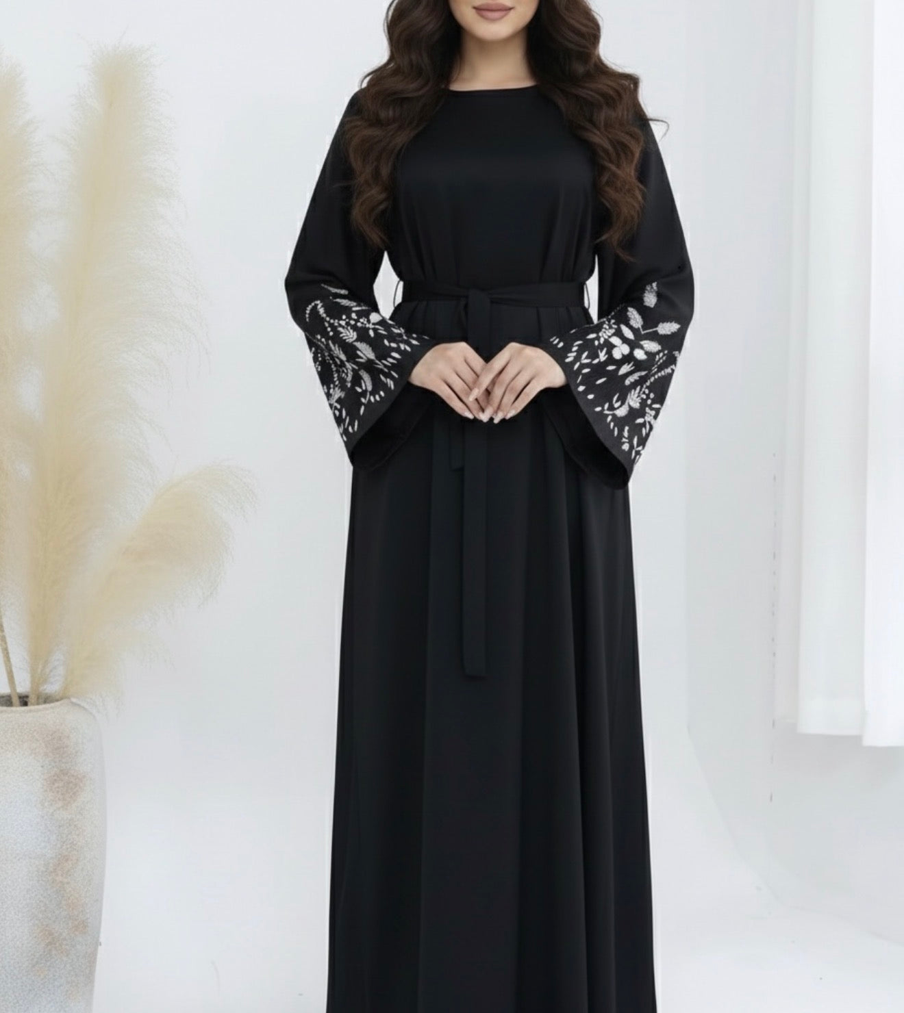 Leena Embroidery Abaya