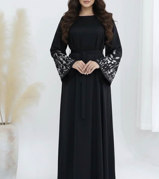 Leena Embroidery Abaya