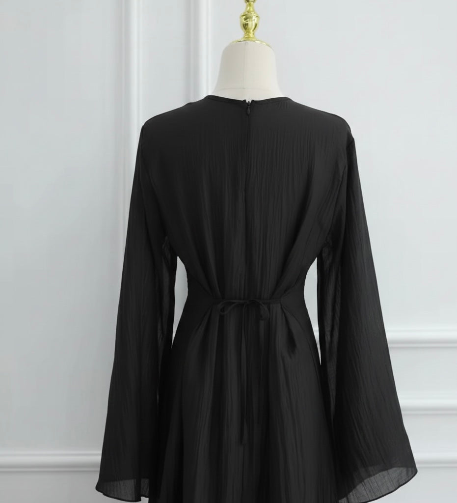 Rana Abaya Dress in Black