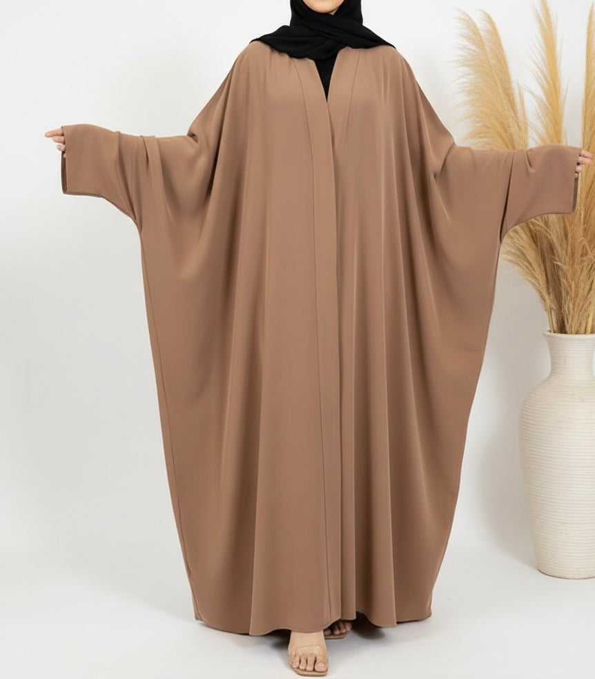Salma Soft Pink Batwing Abaya