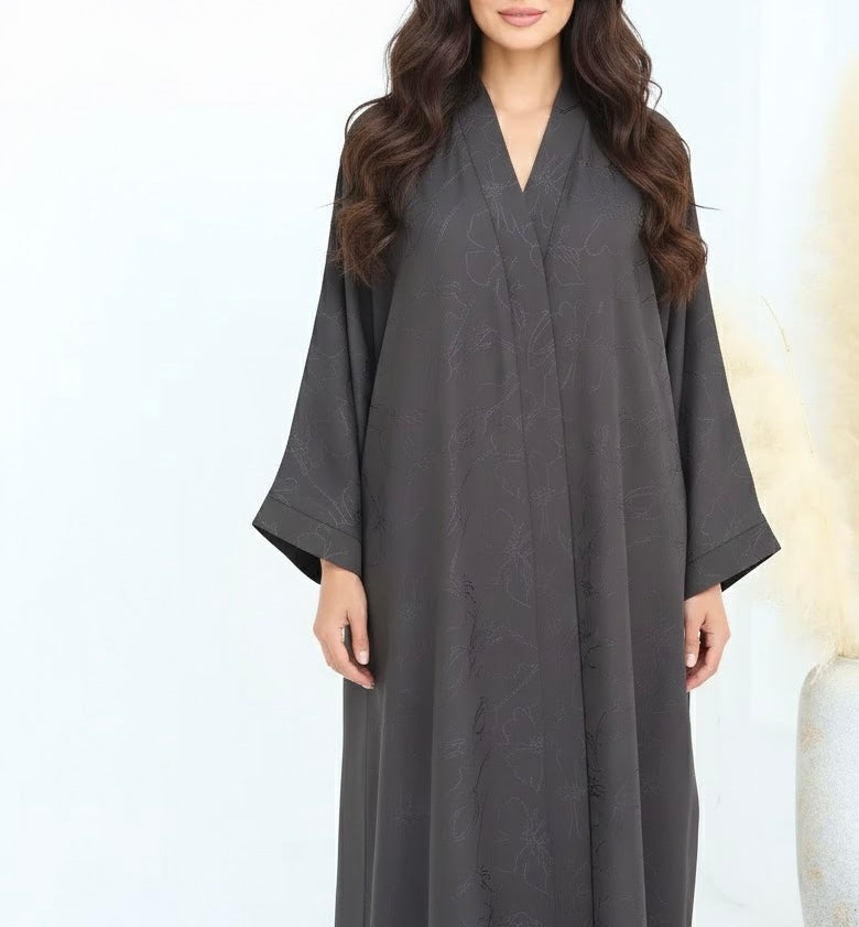 Amira Satin Abaya in 4 Colours