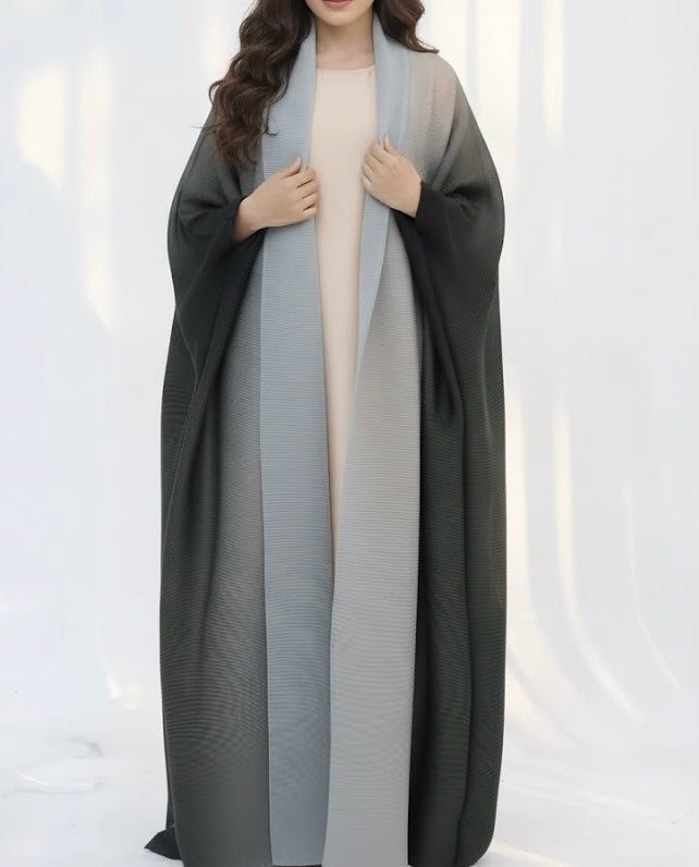 Sana Ombré Pleated Abaya