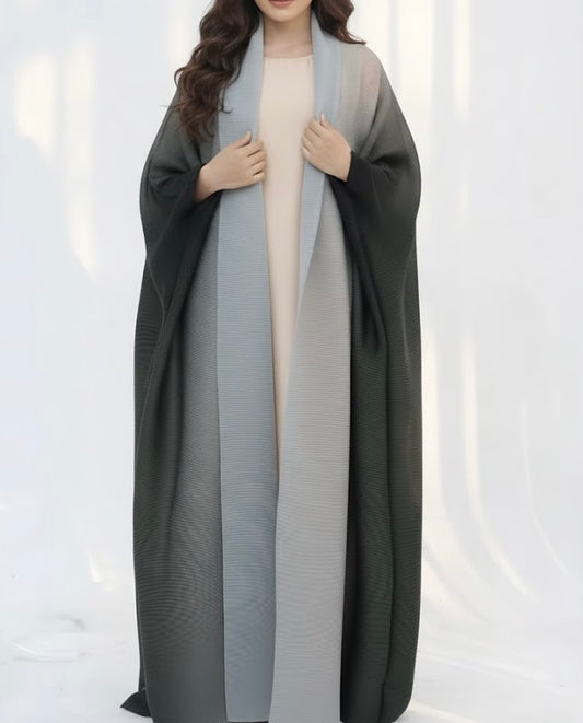 Sana Ombré Pleated Abaya