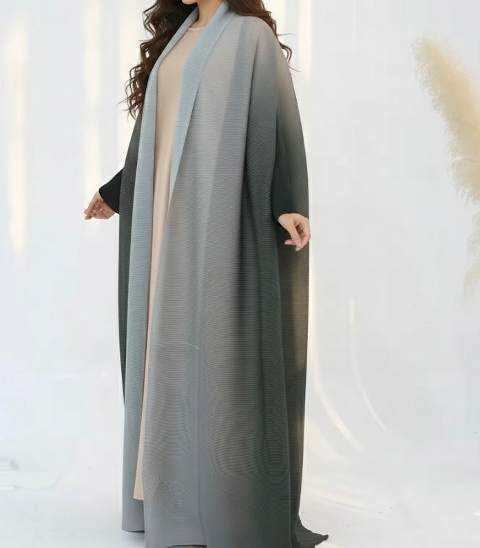 Sana Ombré Pleated Abaya