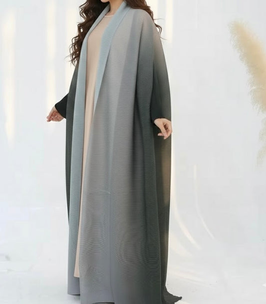 Sana Ombré Pleated Abaya