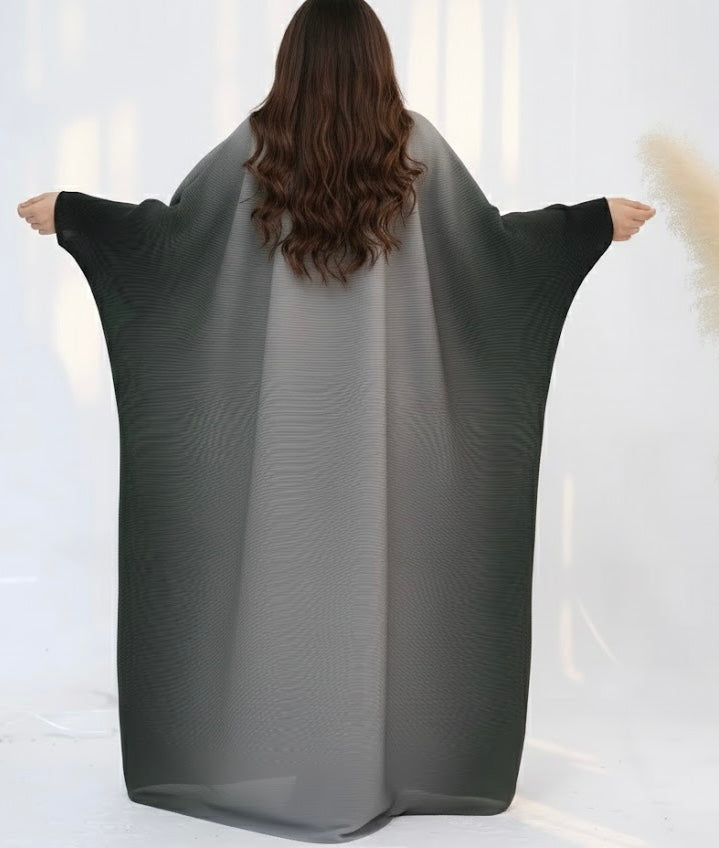 Sana Ombré Pleated Abaya