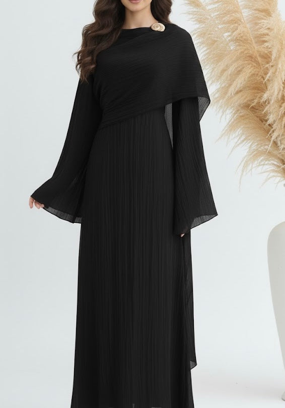 Rana Abaya Dress in Black