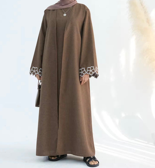 Noor Coffee Open Abaya
