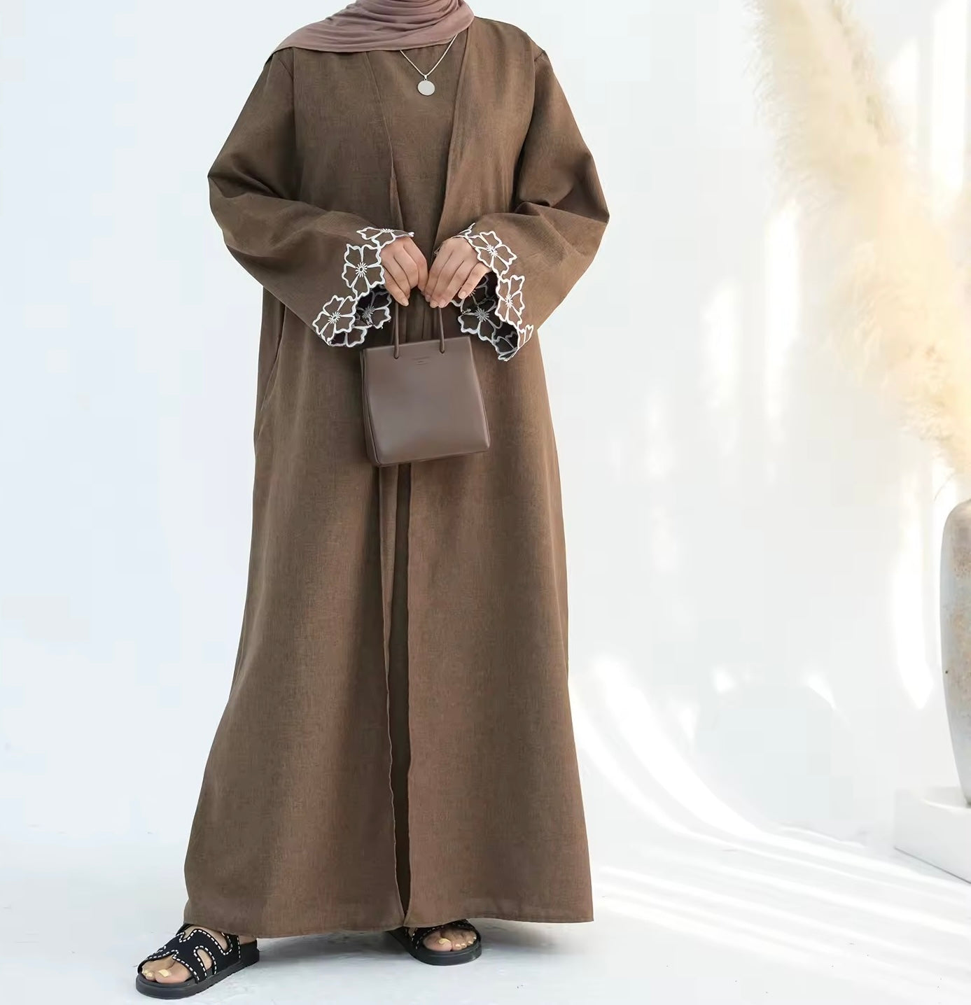 Noor Coffee Open Abaya