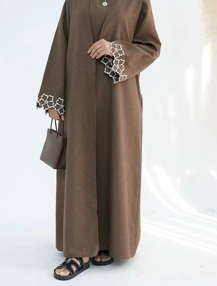 Noor Coffee Open Abaya