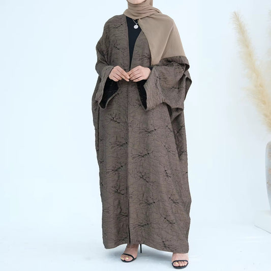 Hiba Reversible Coffee Abaya