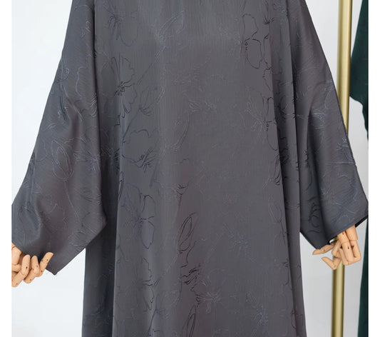 Yara Black Kaftan Abaya