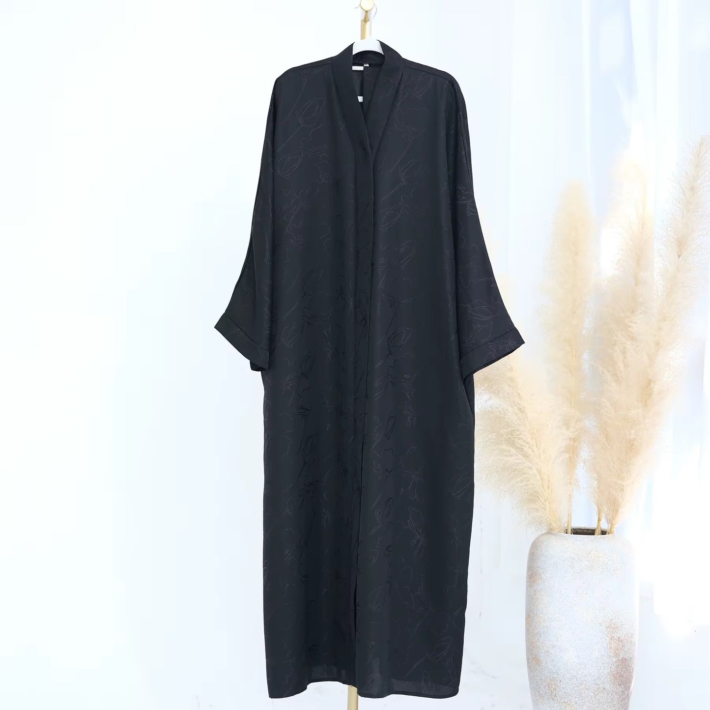 Amira Satin Abaya in 4 Colours