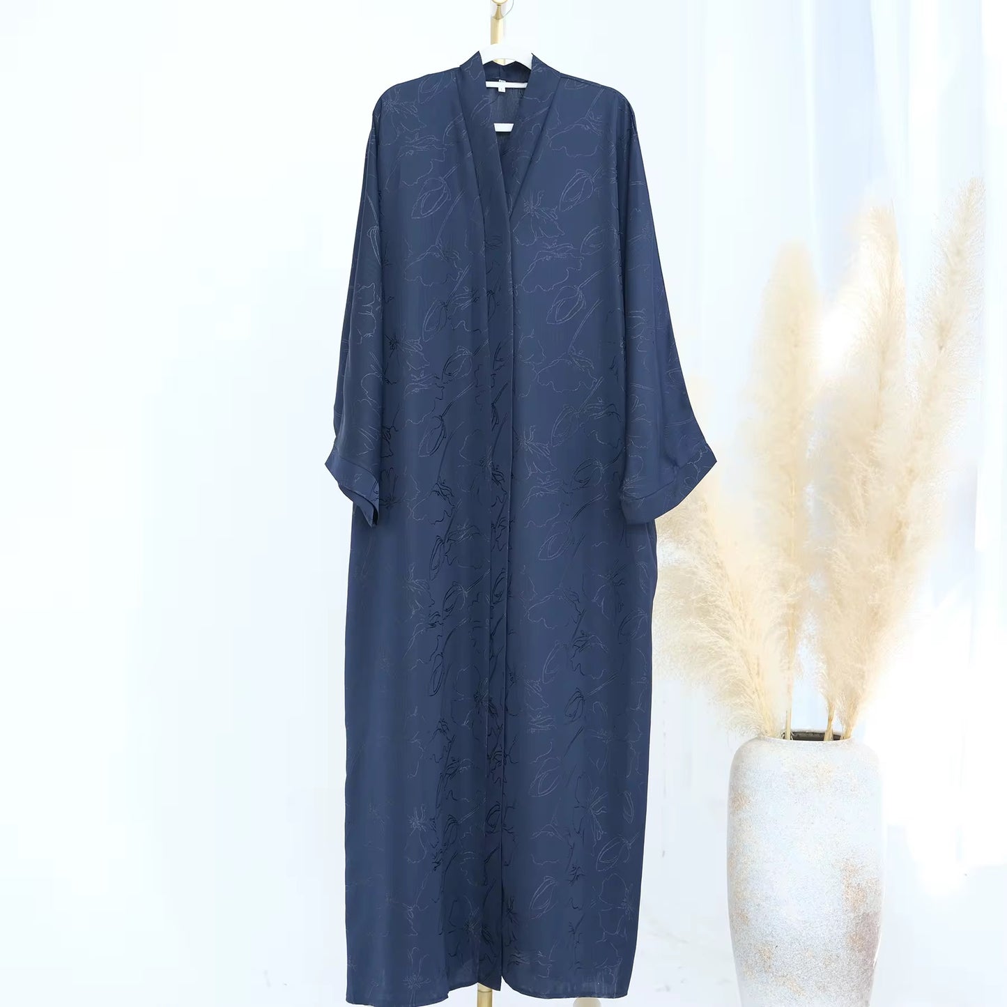 Amira Satin Abaya in 4 Colours