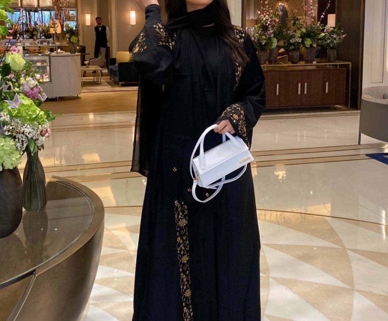 Safiya Beaded Detail Abaya
