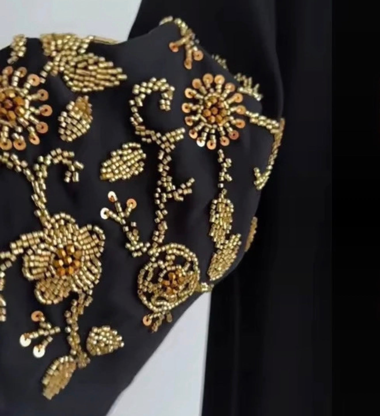Safiya Beaded Detail Abaya