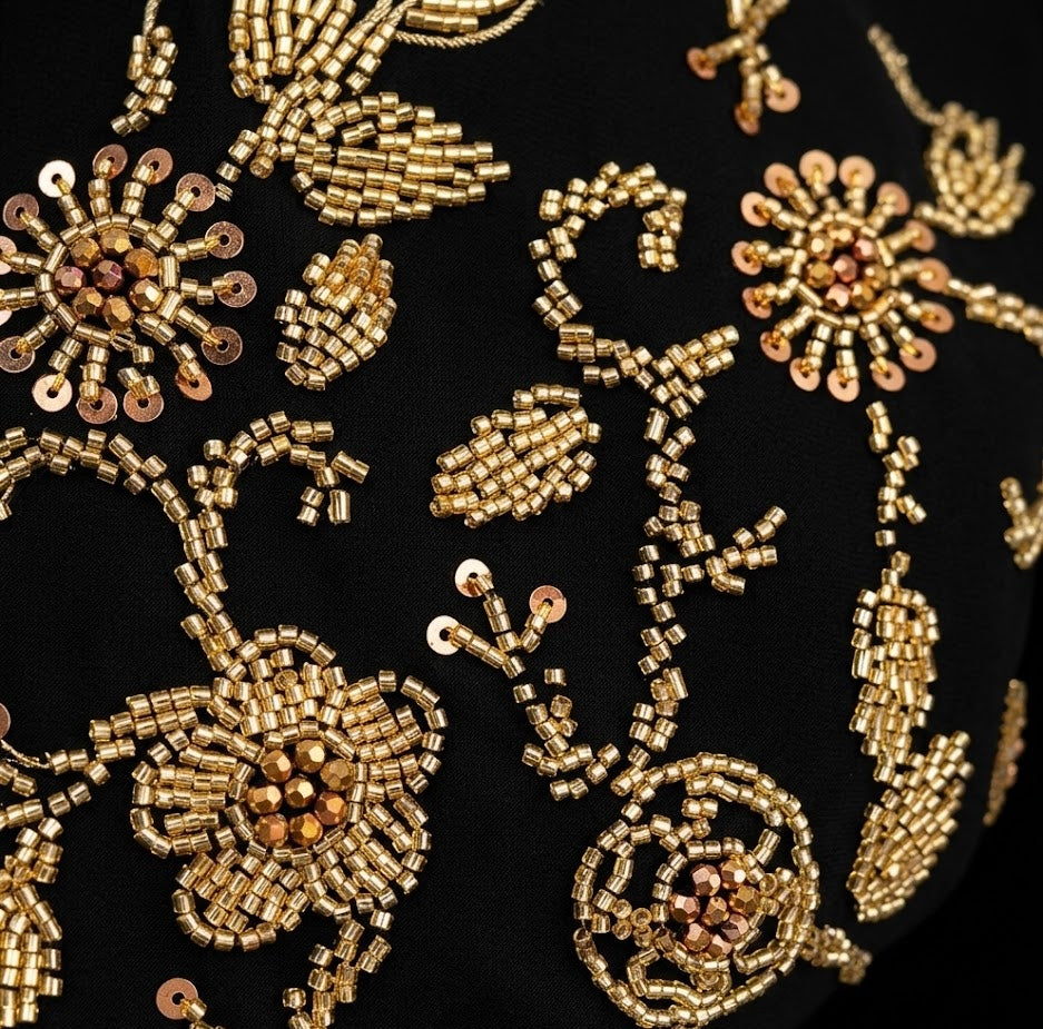 Safiya Beaded Detail Abaya