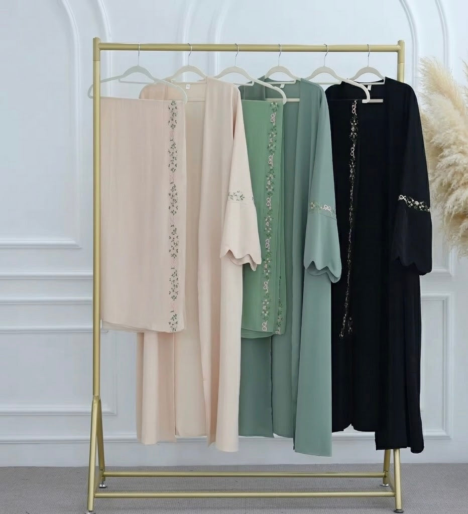 Alya Abaya and Hijab Set in Black