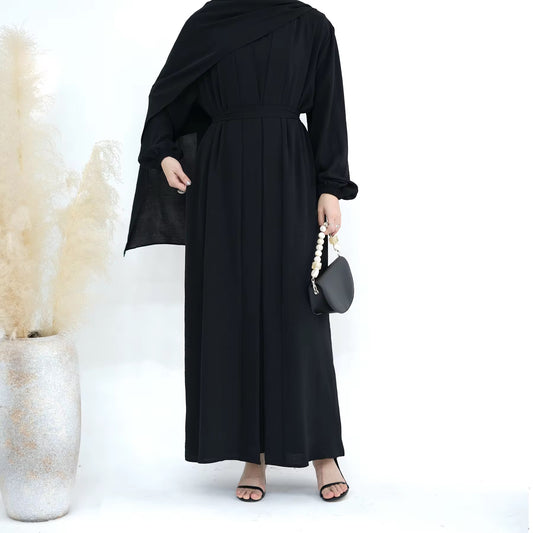 Yasmin Abaya 3 Piece Set in Black